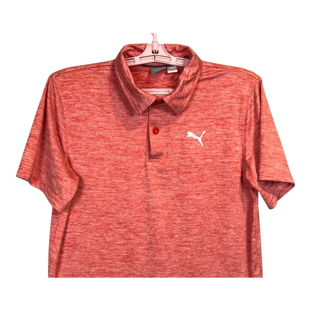 Puma Kids Red Collared Shirt,‎ Size X-Large (18-20)